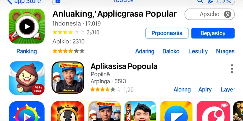 Tangkapan layar menunjukkan antarmuka pengguna yang mudah dinavigasi.