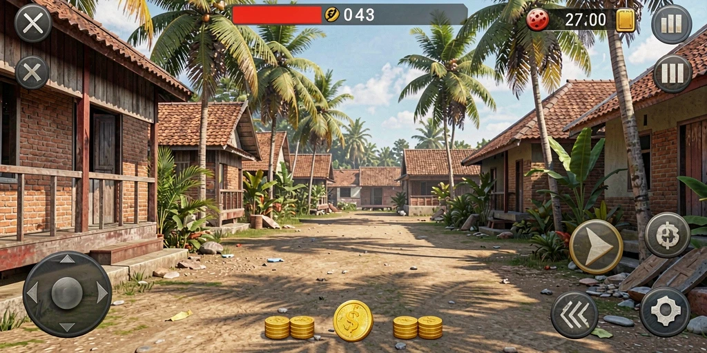 Grafis yang tajam dan detail memukau di setiap level.