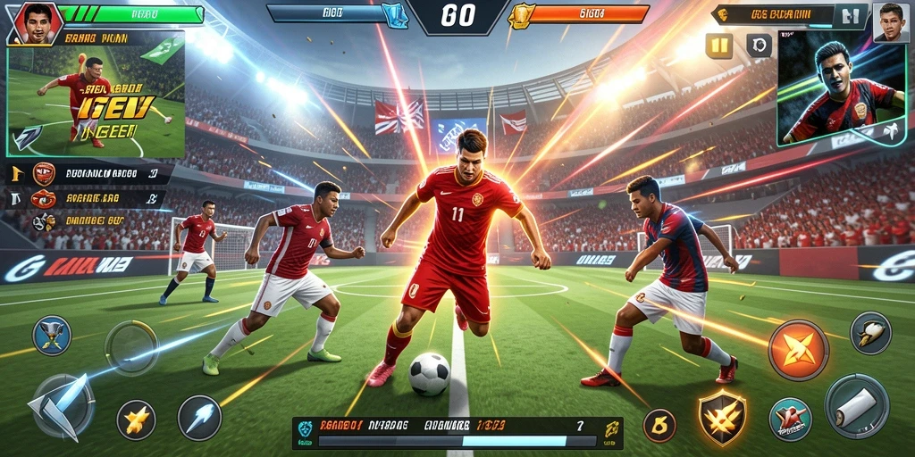 Tantangan seru pada setiap level permainan.